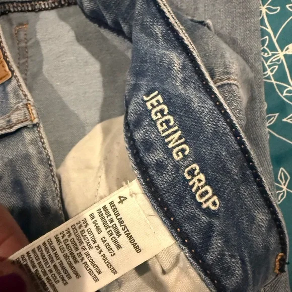 American eagle jeans size 4 jeggings crop - Picture 2 of 3
